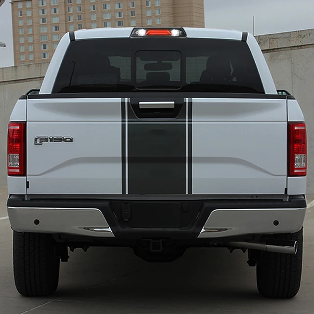 الأحمر والأبيض LED ضوء الفرامل الثالثة ، الذيل الخلفي مصباح البضائع ، الملحقات ، F150 ، F-150 ، 2009 ، 2010 ، 2011 ، 2012 ، 2013 ، 2014 ، الدخان ، 3rd ضوء الفرامل
