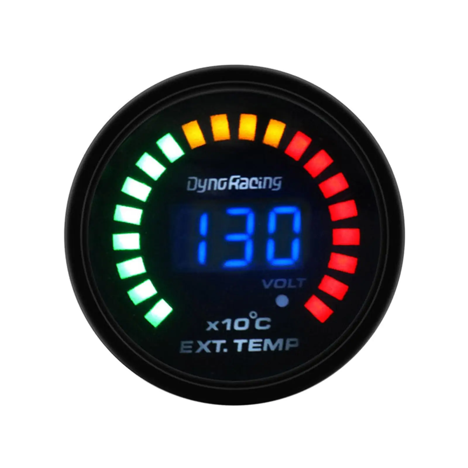 Auto Accessories Digital Pyrometer Gauge Easy to Install Compatible Car Meter Digital Display Pointer for All 12V Cars