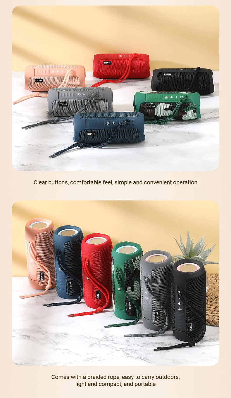 Wireless Portable Bluetooth Speaker Radio FM AUX PC TV Sound Music Box Bluetooth For Handsfree Subwoofer_voghion.com