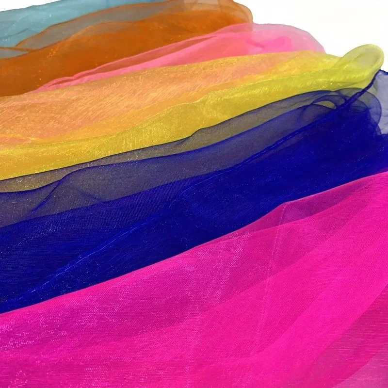 10pcs Vibrant Square Acrobatic Scarves-Perfect For Gymnastics & Performance Props