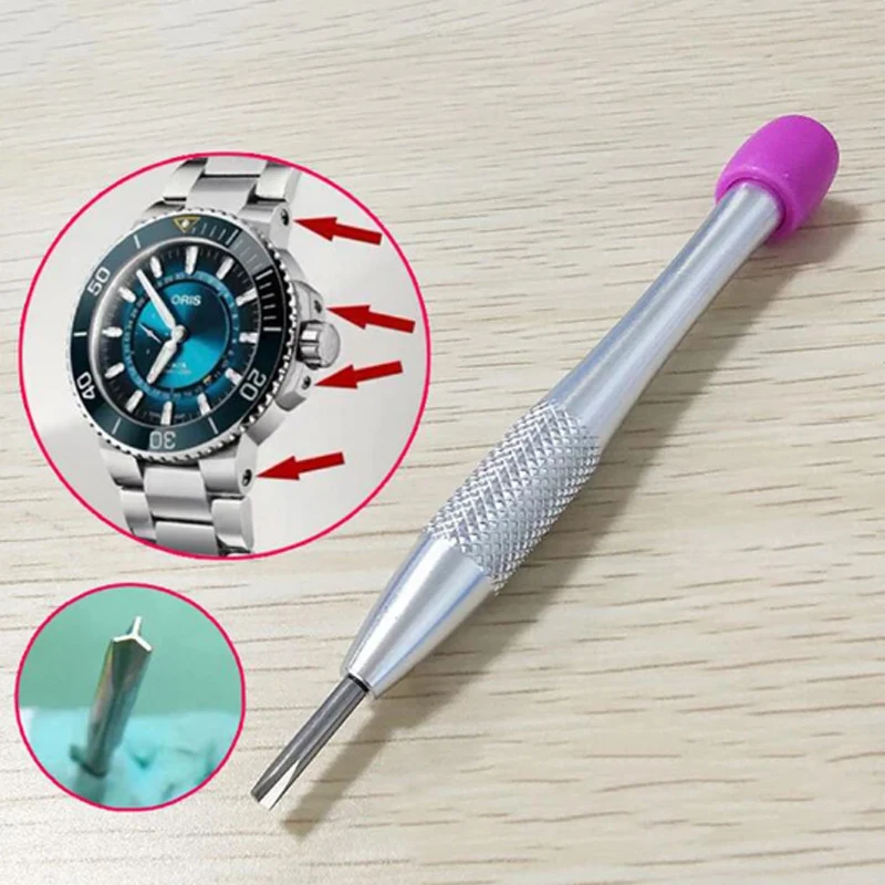 

Stainless Steel 1.6mm Y-Shaped Screwdriver Repairing Disassemble Tool For Oris Divers Watch Repair Tools