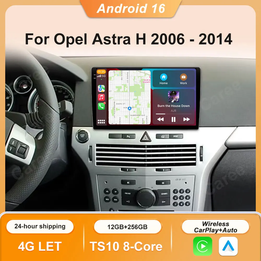 Radio de coche Android para Opel Astra H 2006 - 2014 reproductor Multimedia de vídeo navegación estéreo GPS QLED WIFI 4G BT No 2din 2 din dvd 1