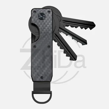 Portachiavi in metallo, portachiavi in lega di alluminio, porta chiavi con capacità di contenere 2-6 loghi.