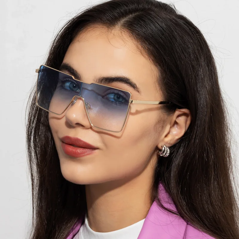 

Square Sunglasses For Women Men Fashion Trend Car Driving Summer Metal Big Sun Glasses Classic Vintage Male Ladies Eyewear 2023