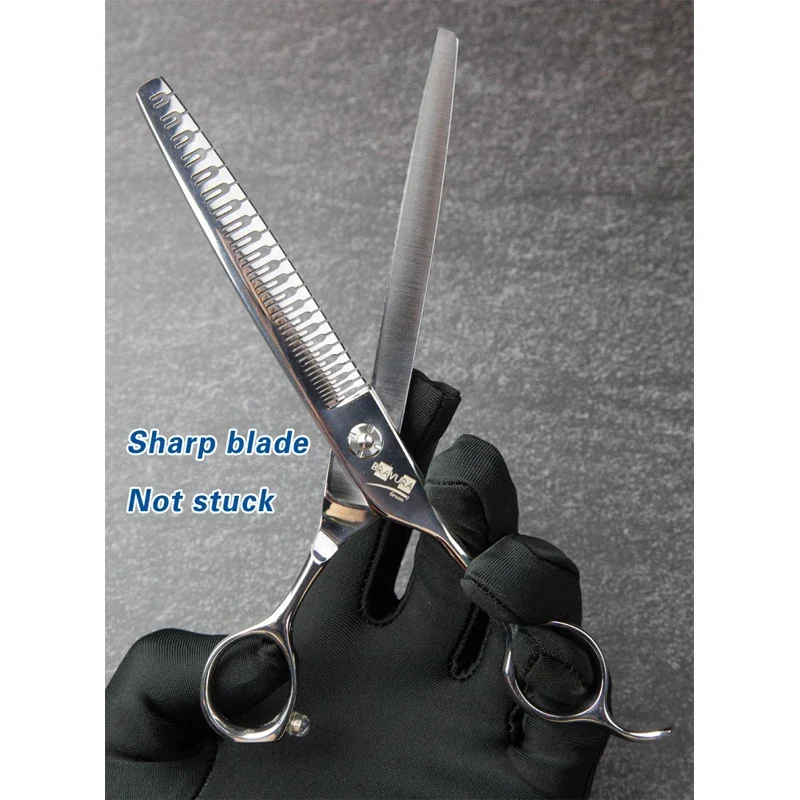 7-Inch Pet Grooming Scissors 23 Teeth Beauty Diluent Clippers for Dog Hair Cutting