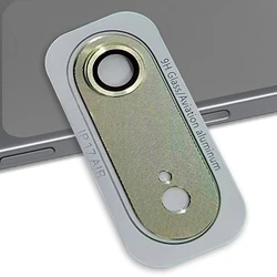 Premium Metal Camera Protector with Tempered Glass Cover for Enhanced Lens Protection (Light Green)
