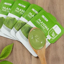 LAIKOU Longjing Matcha Face Mask Anti-Aging Anti Wrinkle Tighten Whitening Moisturizing Night Repairing Face Care Beauty Product