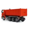 Toucan Metal 1/14 RC Hydraulic Dumper 8x8 Roll Off Dump Truck 3363 Rear Axle Steering Remote Control Tipper Light Sound System 4