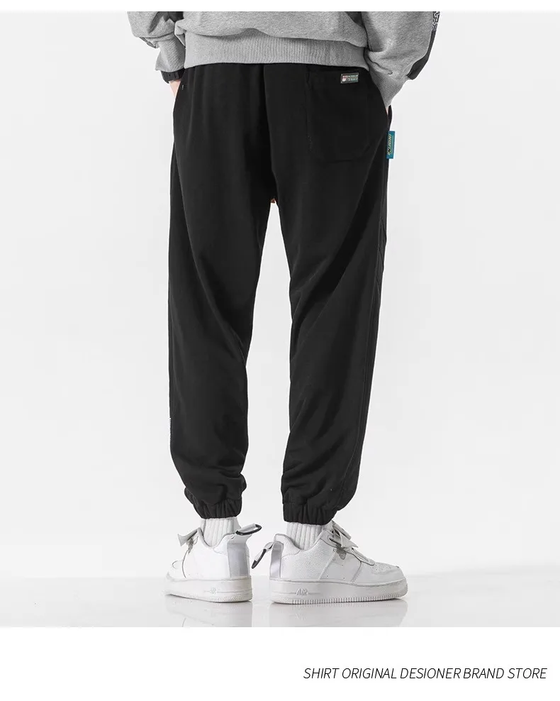 Мужские летние модные брендовые тонкие повседневные брюки размера плюс ...