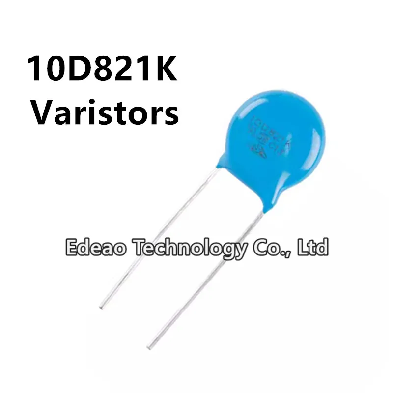 Varistances 10D821K 10D-821K 821KD10 820V Diamètre: 10mm, 20 Pièces/Lot