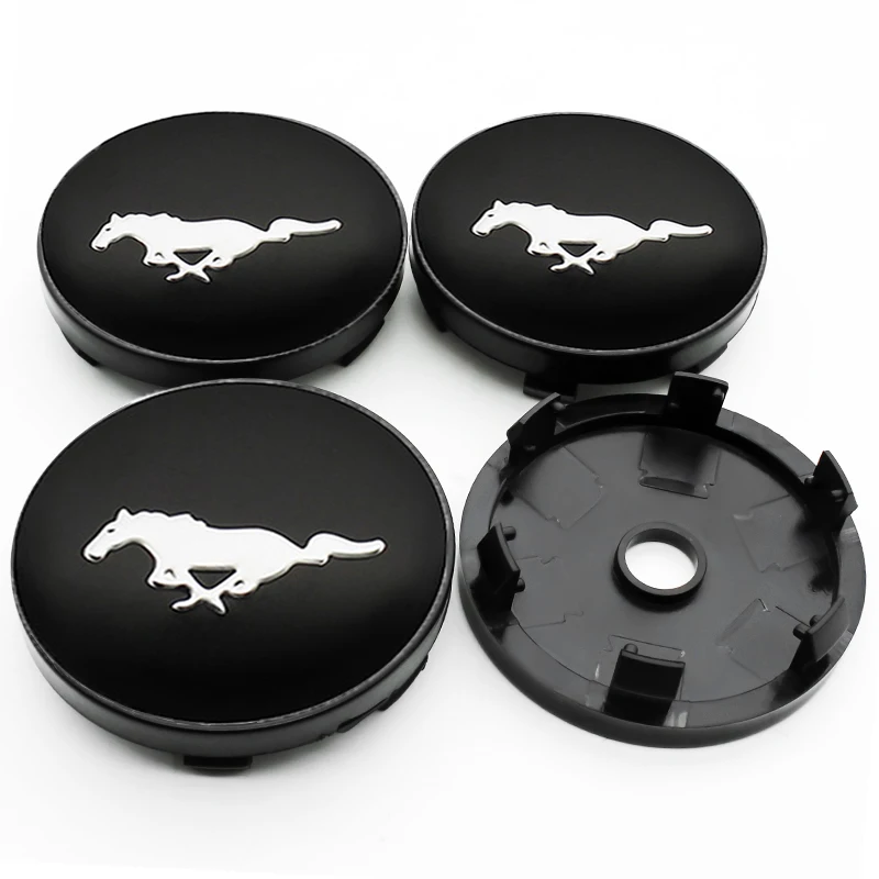 Set of 4 Premium Car Wheel Center Hub Cap Rim Cover Stickers, Multiple Sizes Available