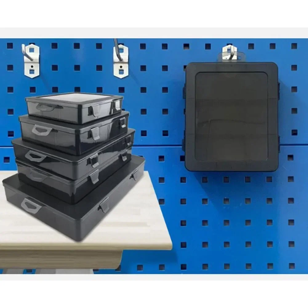 Plastic Multi-Grid Screwdriver Screw Storage Box Parts Toolbox Hardware Tool Repair Tool Box Electronic Component Drill Bit Grid tool storage box parts storage box plastic tool box storage organizer box screwdriver storage box