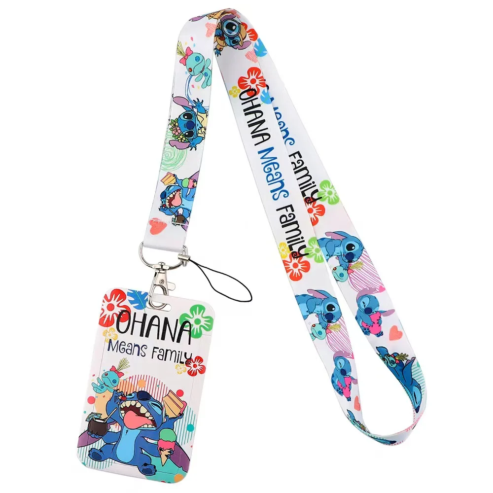 Key Chains Cute Couples Lanyard For Keys Chain Credit Card Cover Pass Mobile Phone Charm Straps ID Badge Holder