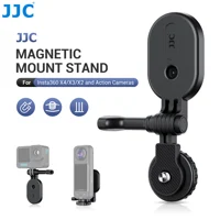 Magnetic Mount for Action Camera Stand Bracket with 1/4 Screw for Insta360 X4/X3/X/GO Pro 3/2/DJI Pocket 3/Action 5 pro/4/3/2 1