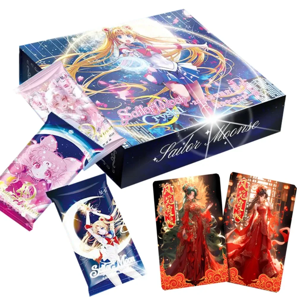 

Original Sailor Moon Collection Cards Anime Cute Cartoon Beautiful Girl Exclusive For The Year Of The Loong Cards Kids Toy Gift