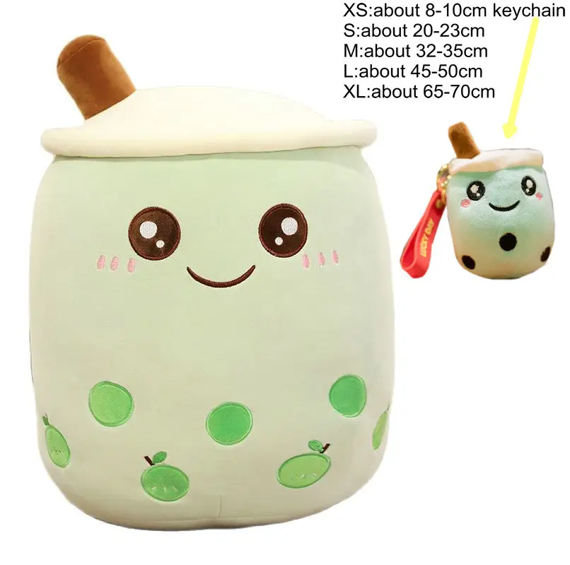 thumbnail image 1 of Peluche de té de leche de Boba para niños, juguete de peluche suave, café Latte Americano, sabor a té con leche, almohada de abrazo, bolas, cojín de taza de té Bubo, 1 of 5