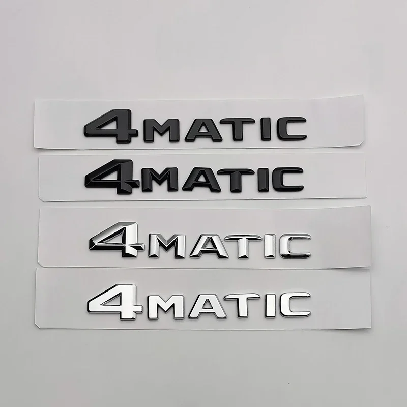 3D Abs 4 Matic Logo 4 Matic Emblem Letters Car Trunk Badge Per Mercedes Benz A C E Glc X156 W205 W213 4Matic Sticker Accessori