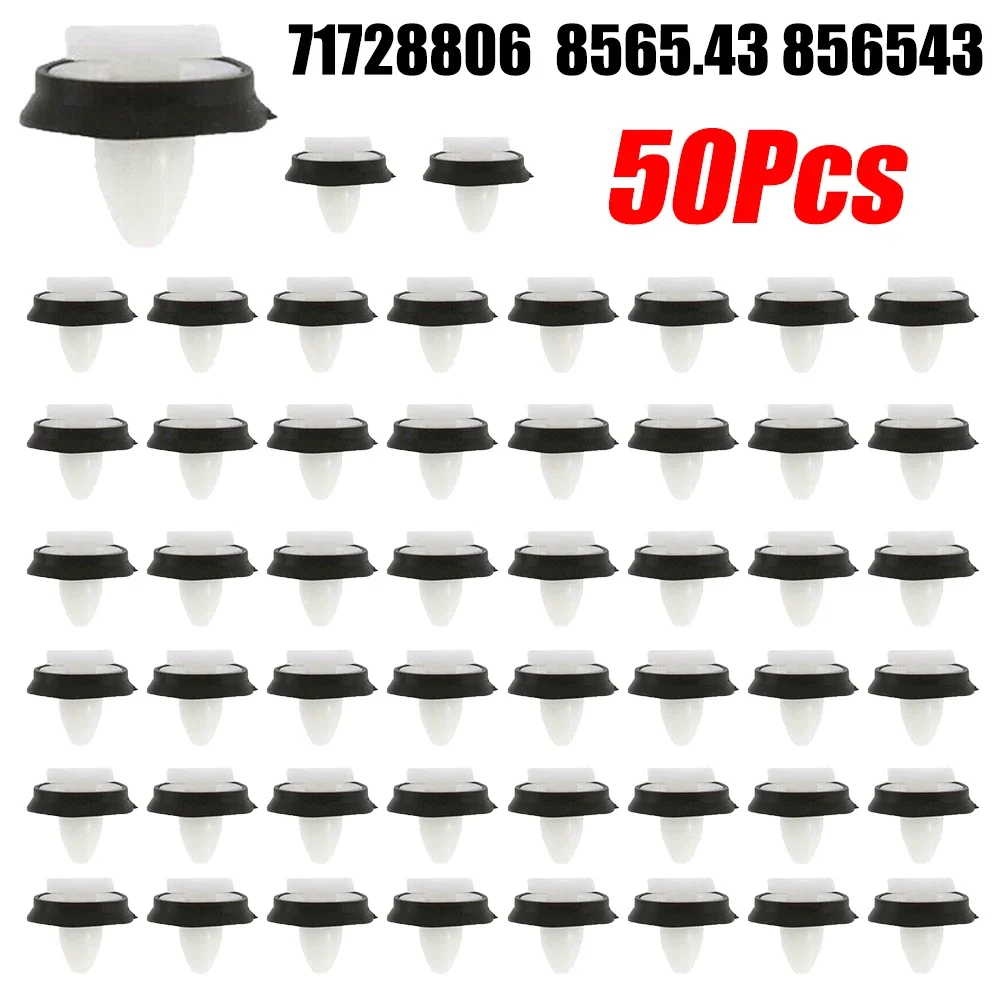 

50Pcs Car Exterior Door Trim Clips Car Door Trim Panel Clips Exterior Side Moulding For Fiat For Ducato 71728806 8565.43 856543