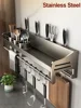 Multifunctional Storage Rack Cutting Board Holder Wall Spice Rack Utensils  for Kitchen Seasoning Rack Spoon Holder Organize 1