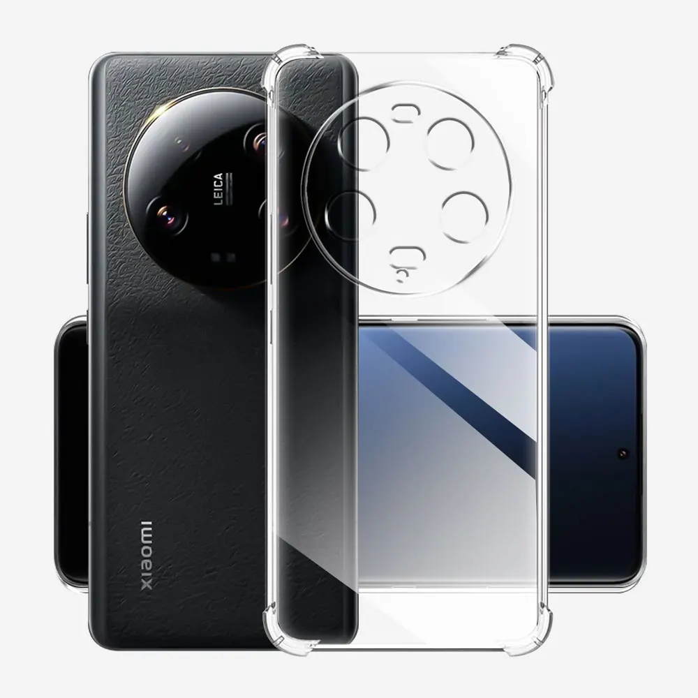 Clear Shockproof Silicone Soft Case Cover - Transparent Protective Shell