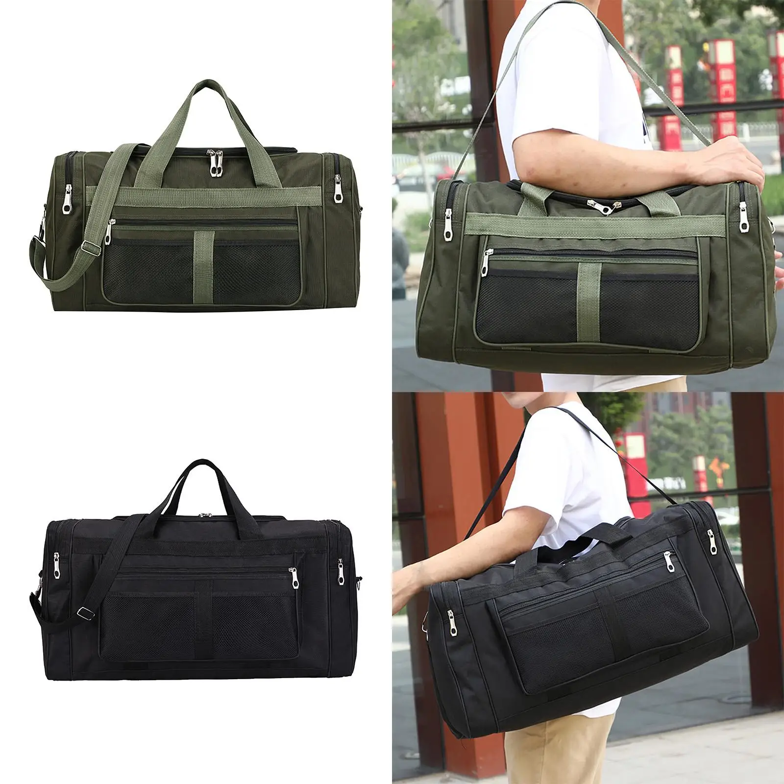 Travel Bag Travel Duffel Bag Handbag Holdall Organizer Storage Carry On Luggage Weekender Bag for Yoga Women Swimming Men Clothing Fitness