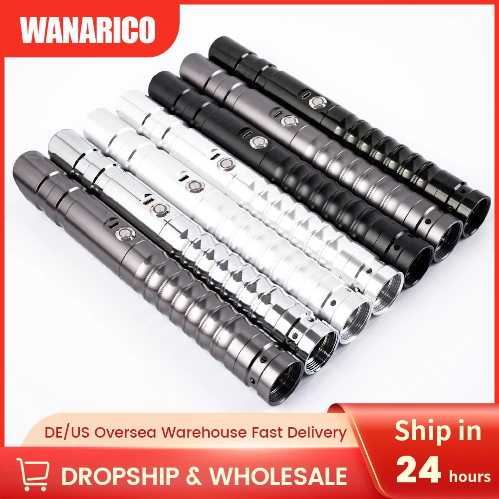 

WANARICO Lightsaber RGB Smooth Swing Saber with 15 Colors Changing 12 Sound Fonts FOC Lock Up Blaster Gravity Sensor Xmax Gift