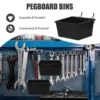 5 Pcs 90x80x45mm Thick Pegboard Parts Storage Box Tool ganizer Bins Heavy Duty Workshop Garage Hardware Container 4