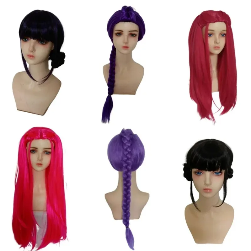 Peluca Anime Demon Hunters Peluca Larga Trenzada Violeta KPop - Para Cosplay, Halloween, Fiestas, Pelo De Seda De Alta Temperatura Peluca Mujer Demon Hunters Rumi Peluca Anime Demon Hunters Peluca Larga Trenzada Violeta KPop - Para Cosplay, Halloween, Fiestas, Pelo De Seda De Alta Temperatura Peluca Mujer Demon Hunters Rumi
