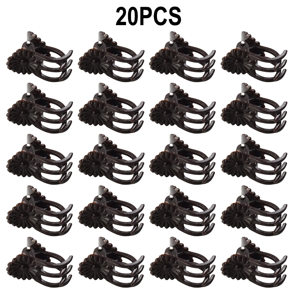 

20pcs 5-Claw Orchid Clips Plant Clips Orchid Flowers Support Clamp Climbing Vine Stem Clasp Tied Climbing Vine Stems Support