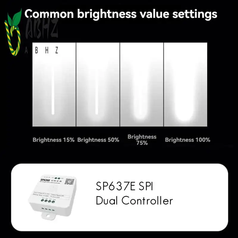 ABHZ-및-SP637E SPI 듀얼 컨트롤러 DC5-24V 지원 2.4G 터치 원..