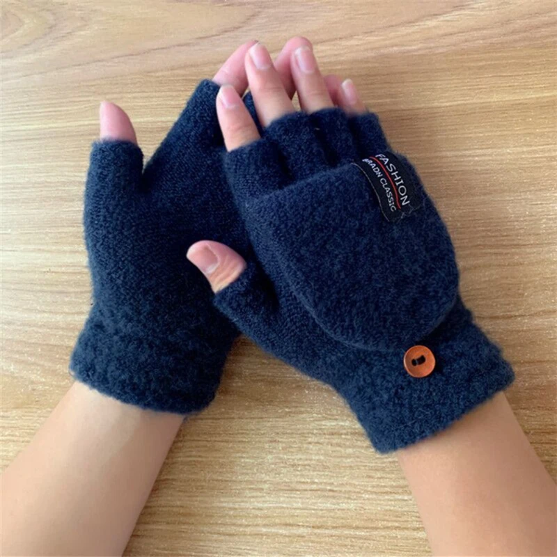USB Heating Gloves Double-Sided Heating Gloves Outdoor Warmer Gloves Washable Rechargable MittensThermal Fingerless Hand Gloves 6