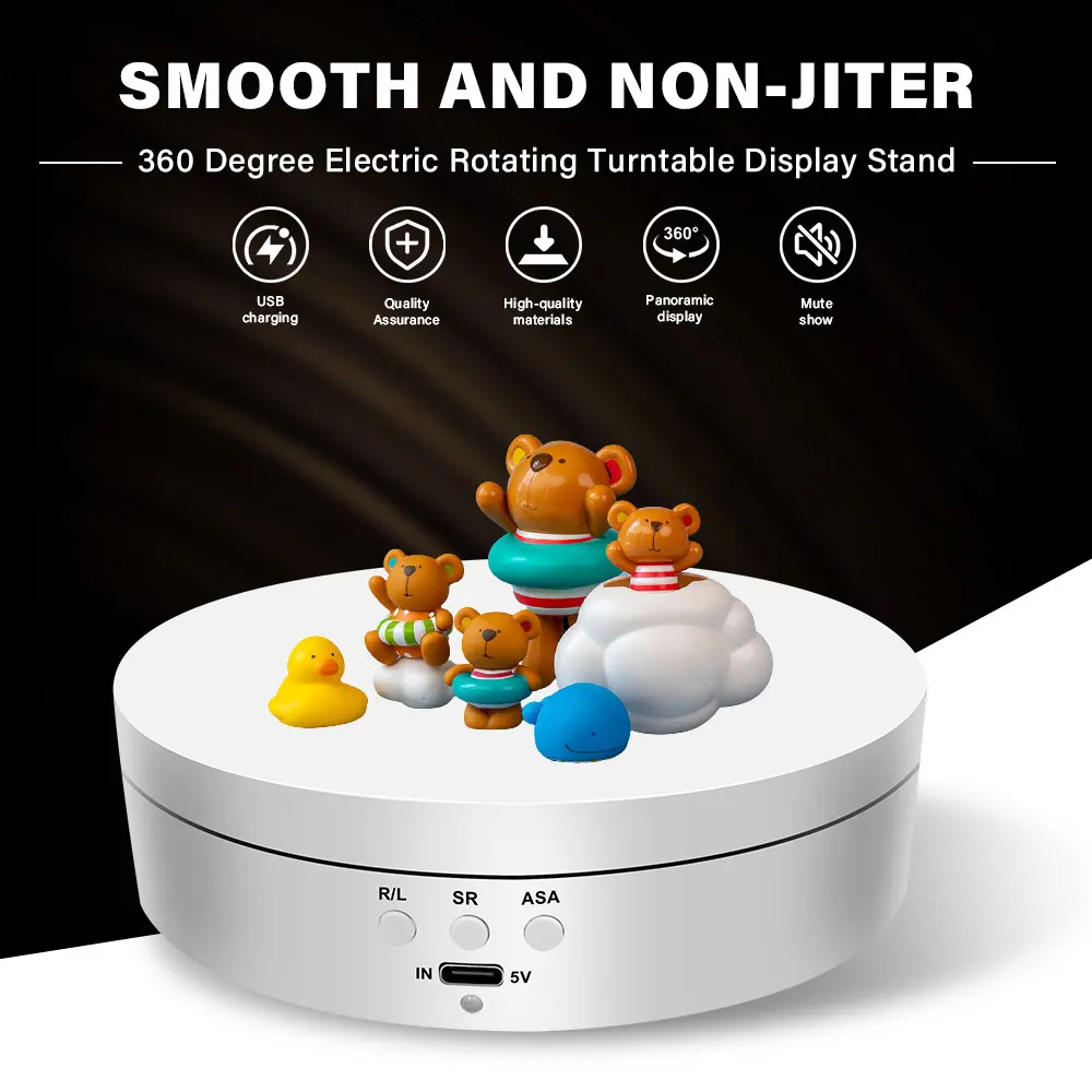 Motorized Rotating Display Stand for Dynamic Product Photography