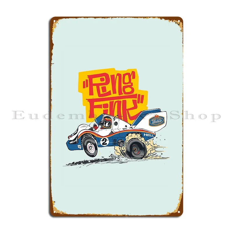 956 Bellof Ring Fink Metal Sign Kitchen Cinema Kitchen Designer Home Tin Sign Poster