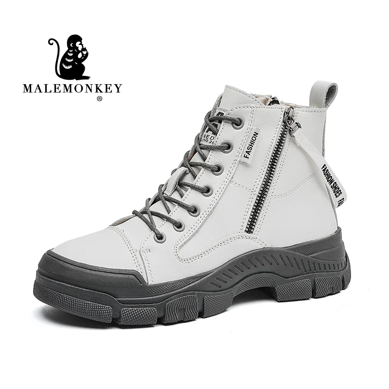 High Top Sneakers Women Platform Casual Vulcanize Shoes White 2021 Fashion Autumn Non-slip Leisure Footwear Zapatos De Mujer - Flats - AliExpress