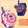 Outdoor Children Interaction Toys Watch Interphone 200M Remote Intercom LED Lights Built In Compass Wrist Watch Walkie Kids Toy 1