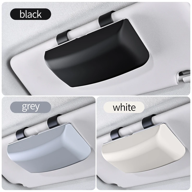 Magnetic Car Sun Visor Eyeglass Holder with Electroplated Finish
