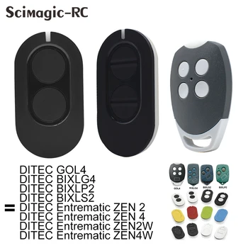 DITEC-Entrematic ZEN 2 ZEN4 ZEN2W ZEN4W Gol4 BIXLG4 BIXLP2 BIXLS2 차고 문 원격 제어, 433MHz 롤링 코드