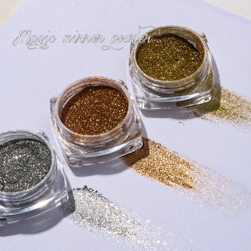 Nail Powder Mirror Glitter Matallic Colorful Dust Metal Effect Nail