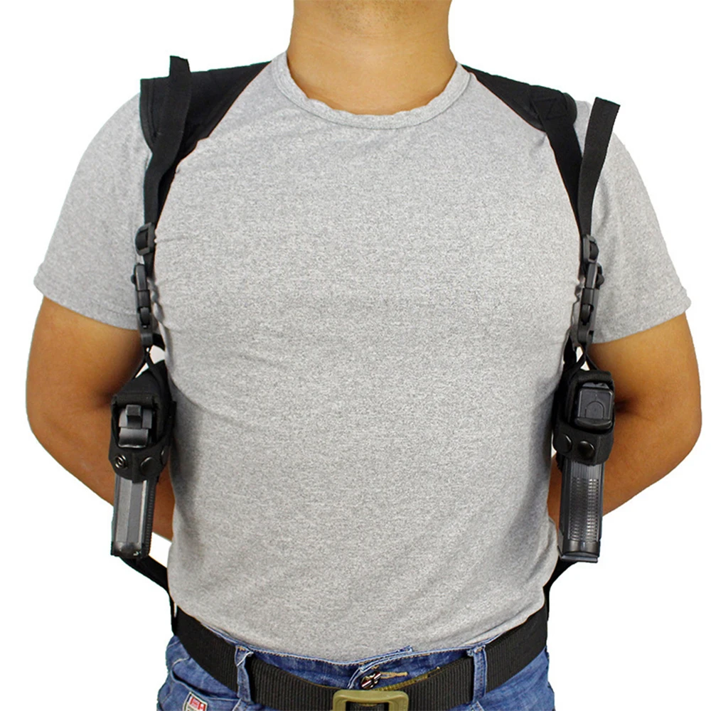 Double Shoulder Waist Pack Tactical Shoulder Strap Concealed Shoulder