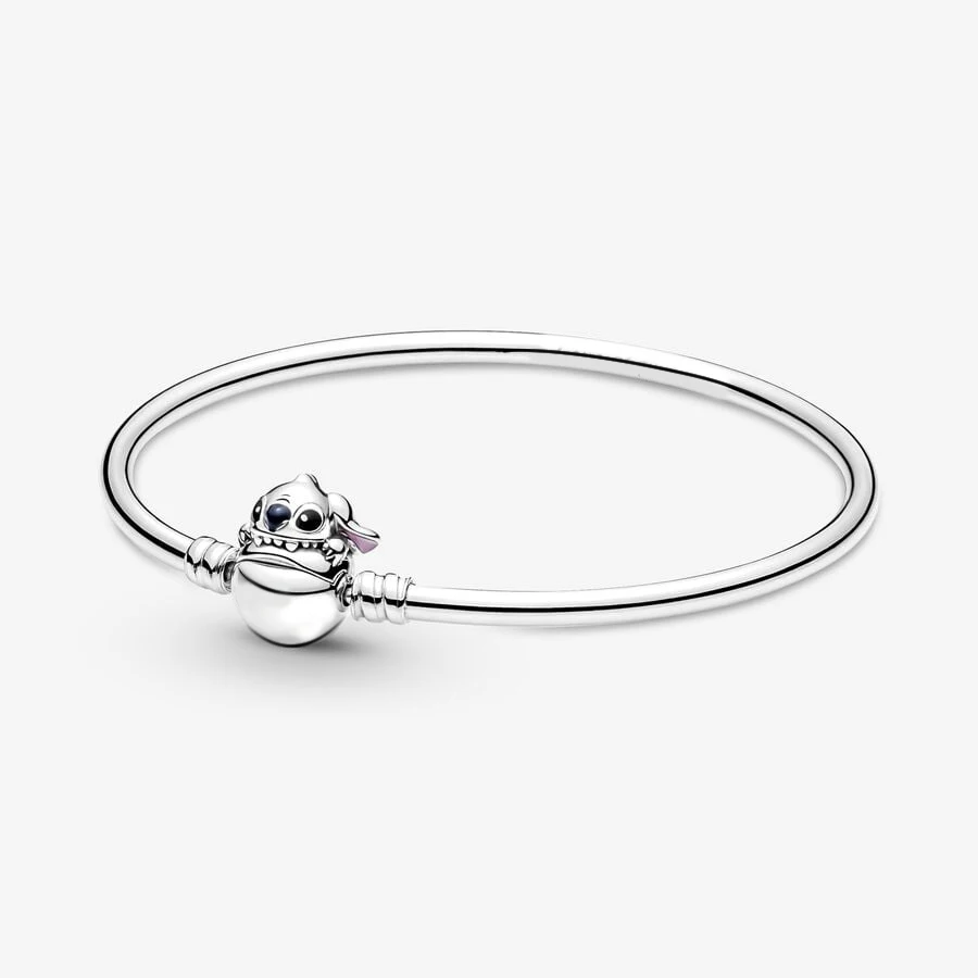 2024 Disney New Silver plata 925 Mickey Minnie Bracelet Charms Suitable For Original  925 Diy Beads Women Jewelry 3