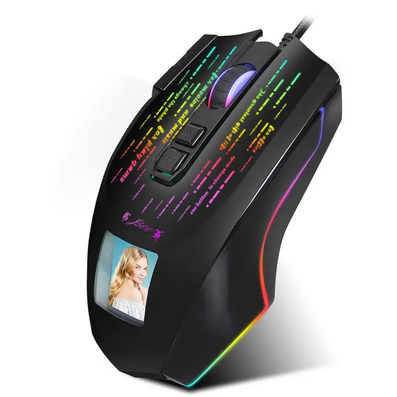 

Бесшумная игровая мышь для Hxsj/j500, простая в использовании Usb подсветка, высокая чувствительность 3325, игровой двигатель для игрового компьютера, планшета, ПК