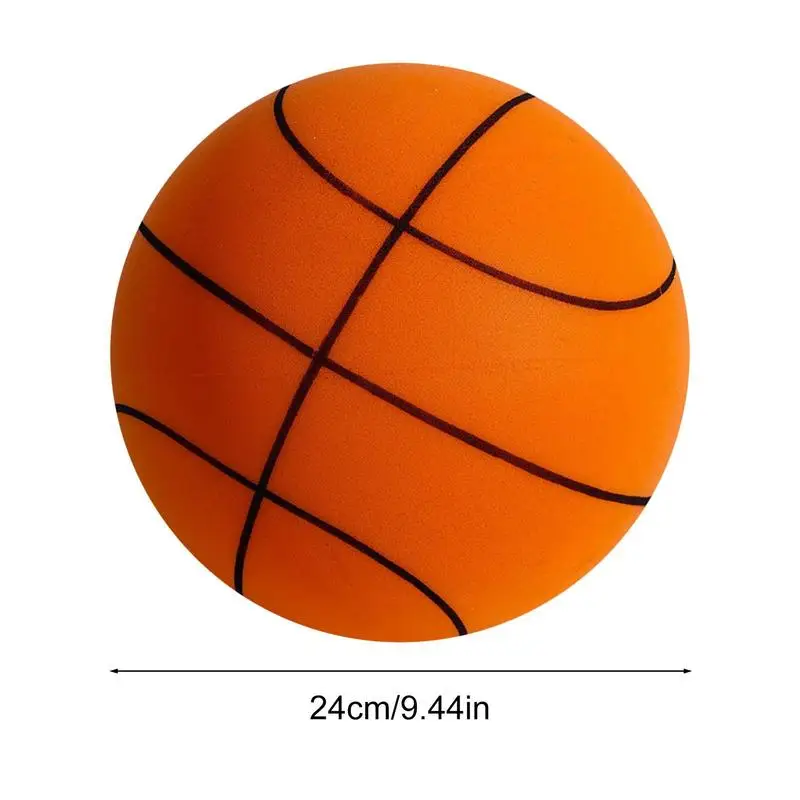 Bouncing Mute Ball Indoor Silent Basketball 24cm Foam Basketball Silent Soft Ball Size 7 Air Bounce Basket 3/5/7 Sports Toy basketball balls