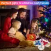 LED Light Up Fidget Spinner Luminous Finger Toy Hand Spinner Stress Reduction and Anxiety Relief Party Favors for Kids Adults 5