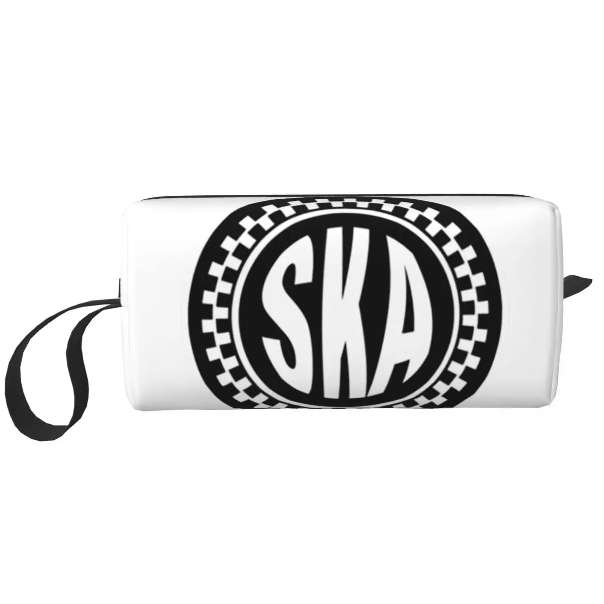

Милая дорожная косметичка Ska Stamp для женщин, косметичка для регги с музыкой, косметичка для хранения красоты