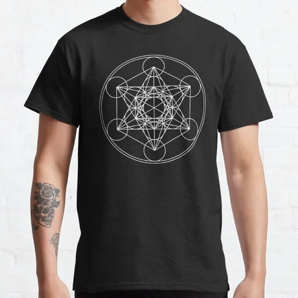Aum Mandala Sacred Geometry Spiritual Zen Symbol 100% Cotton Men's T-Shirt - Plus Size Available
