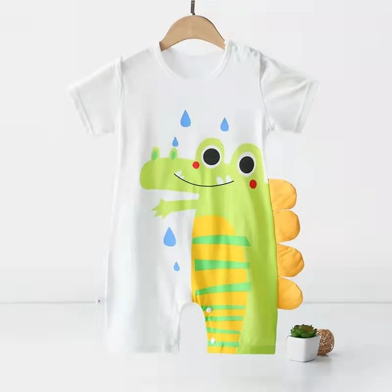 3 6 9 12 24 Month Baby Clothes Newborn Jumpsuit 100% Cotton Infantil Romper Printed Dinosaur Toddler Boy Onesie Girl Costume vintage Baby Bodysuits