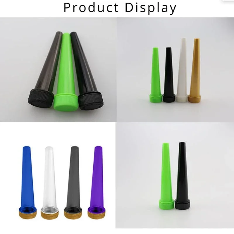 SMO 10pcs 120mm Tobacco Storage Tube with Pressure Spinning Tube Cover Waterproof Anti-odor Sealed Container Smoking Accessories 6