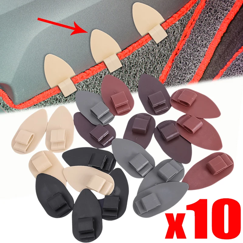 

1/10pcs Car Carpet Fixing Grip Foot Pad Anti-Slip Clip Clamps Car Interior Floor Mats Non-slip Fixed Holders Auto Accessories