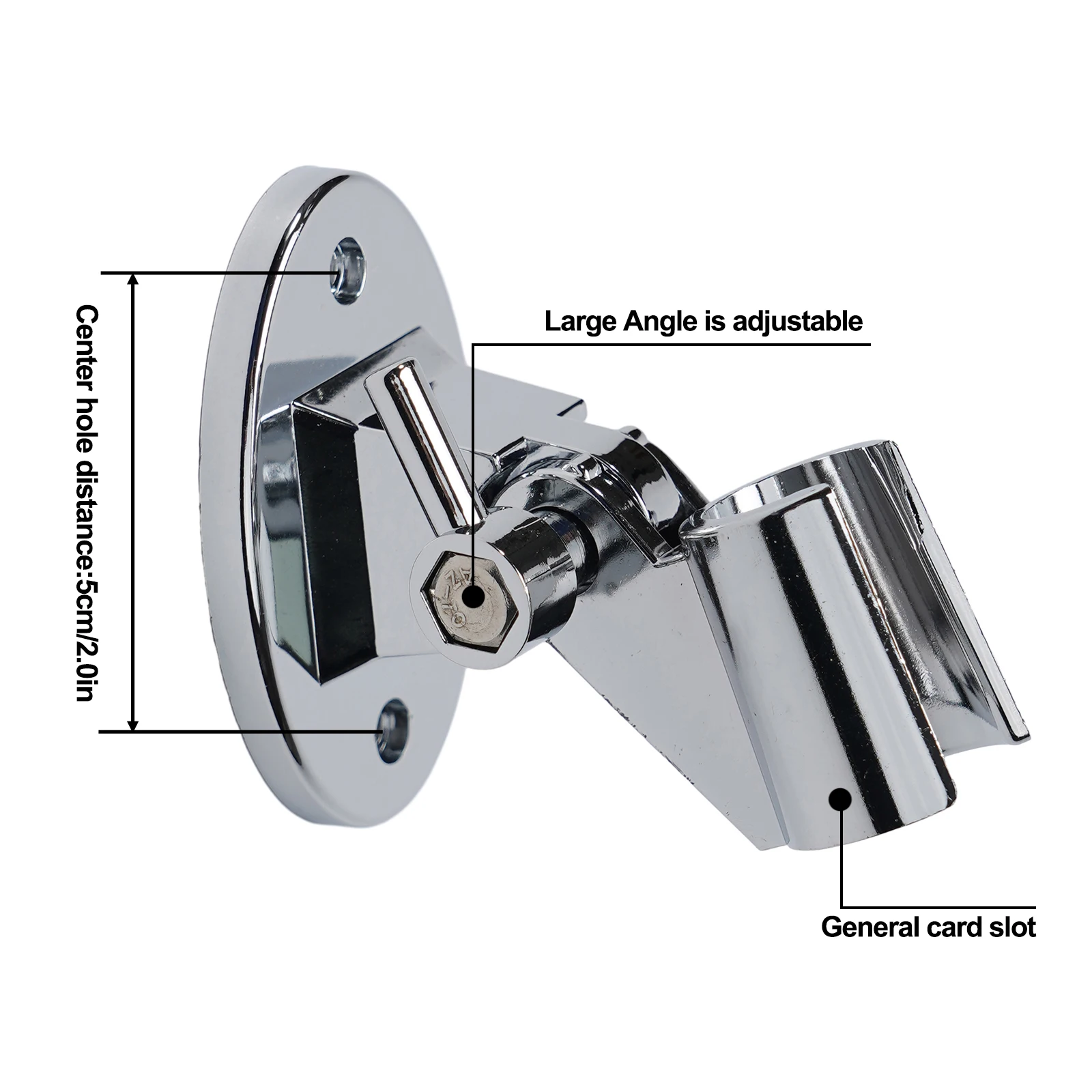 

Durable High Quality Hot Sale Shower Bracket Shower Holder Adjustable The Adjustable Function Wall Mount Design