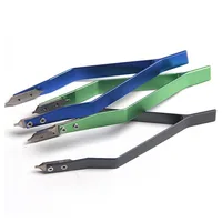 Pince à épiler professionnelle en acier inoxydable de Type V, outil de retrait de barre à ressort de précision pour montres, Bracelets et réparation de bijoux 4